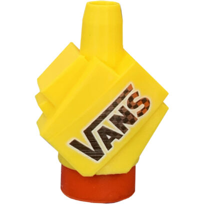 Boquilla 3D Vans Amarillo para cachimbas - Accesorio oficial Vans