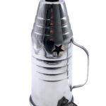 Cortavientos grande 26x9.5 cachimba Cold Smoke plata negro