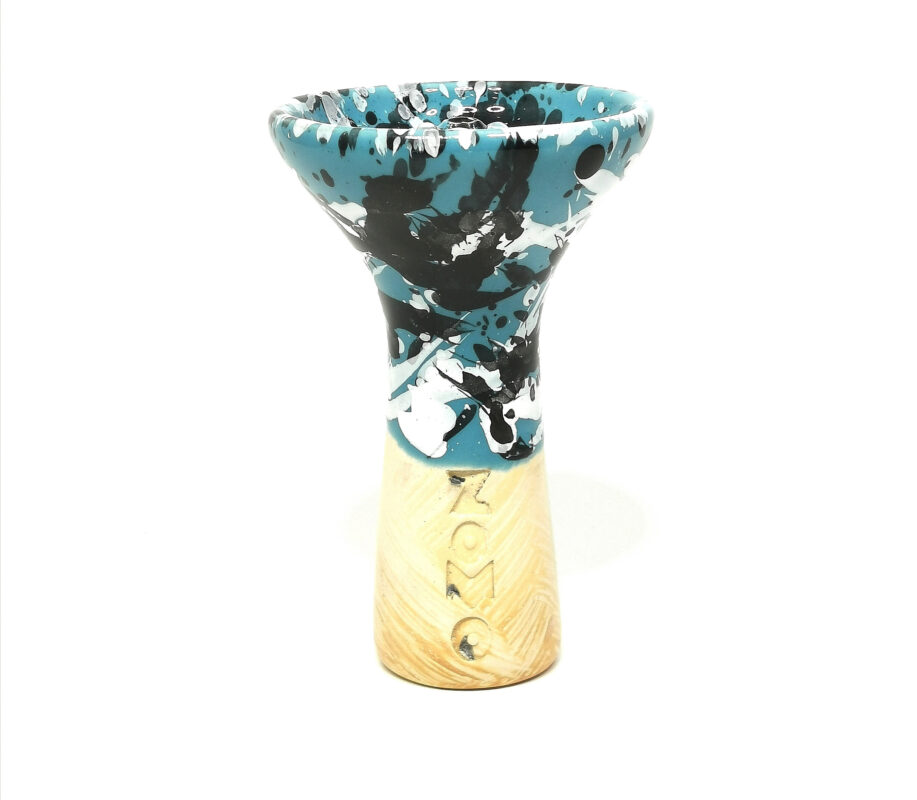 Moon x Zomo Phunnel Drop cazoleta phunnel turquesa negra blanca para cachimba