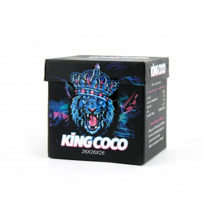 Carbones Naturales King Coco 26mm 1kg - Carbón Natural Premium para Cachimba