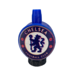 Boquilla 3D Chelsea Football Club azul con escudo del león, accesorio cachimba