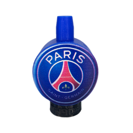 Boquilla 3D PSG Paris Saint-Germain azul para cachimba - Accesorio oficial