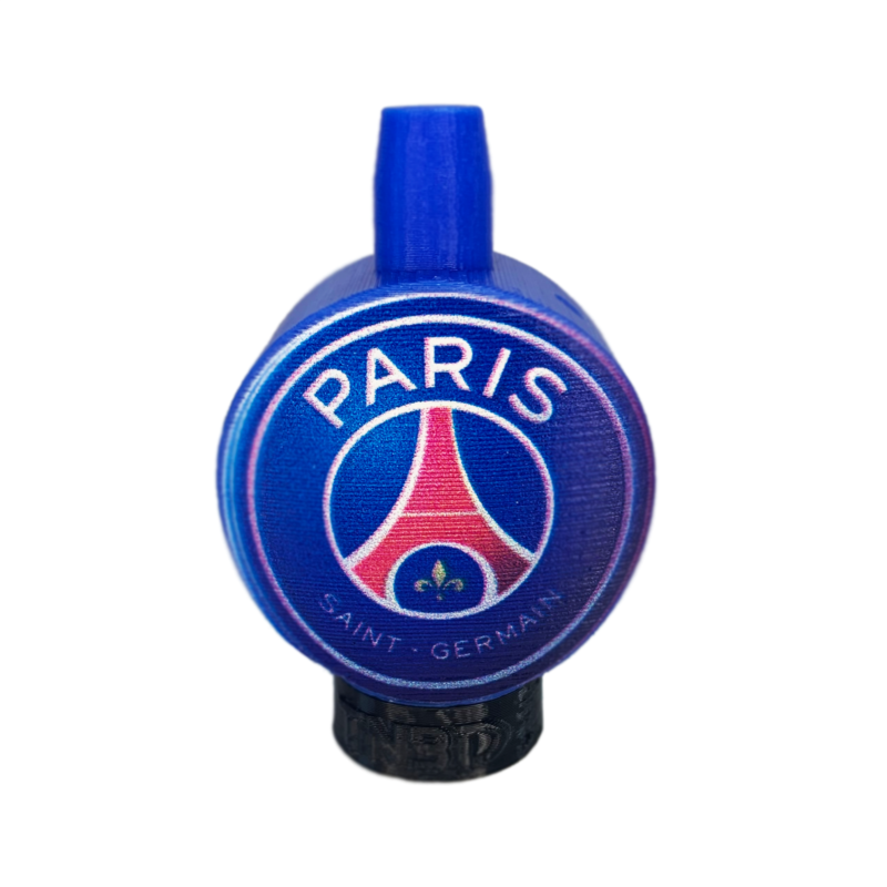 Boquilla 3D PSG Paris Saint-Germain azul para cachimba - Accesorio oficial