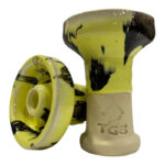 Cazoleta turca TGS Nilo 2.0 Bee amarilla con diseño de abeja para cachimba