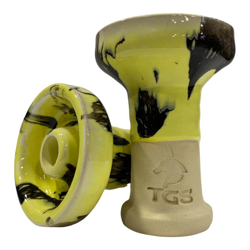 Cazoleta turca TGS Nilo 2.0 Bee amarilla con diseño de abeja para cachimba