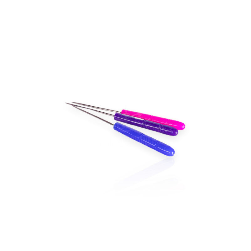 Punzón de plástico para cachimbas España, herramienta de limpieza en color rosa, púrpura y azul