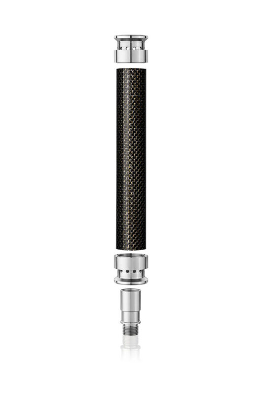 Steamulation X-Blow Off Set Carbon Gold cachimba componentes desmontados