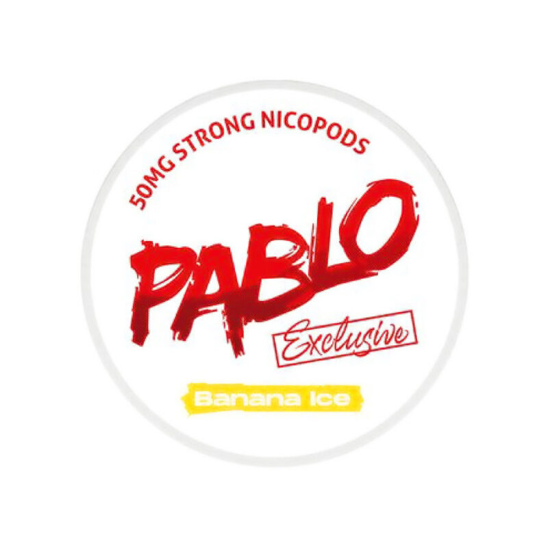Bolsitas de nicotina PABLO Exclusive BANANA ICE — Cachimba Planet