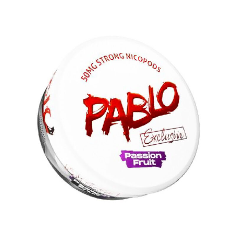 Bolsitas de nicotina PABLO Exclusive PASSION FRUIT — Imagen 2 — Cachimba Planet
