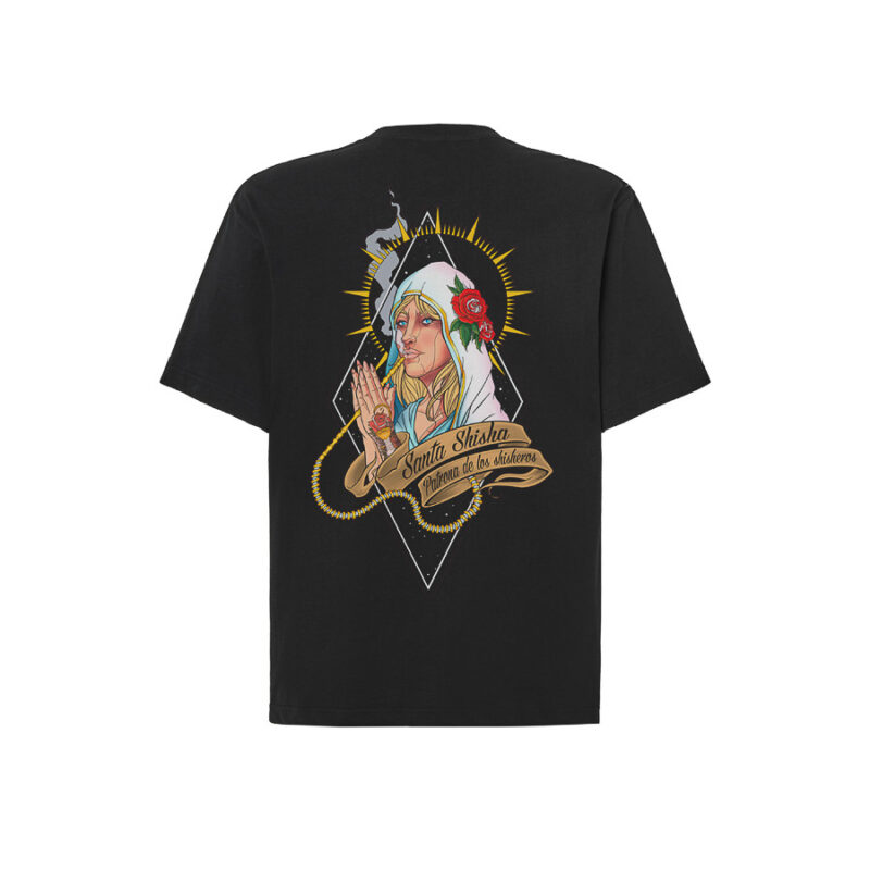 Camiseta Santa Shisha by Helium Bowl — Cachimba Planet