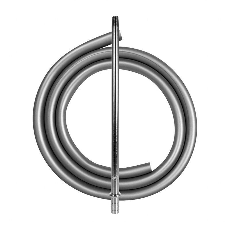 Helium Silicone Hose Plata — Cachimba Planet