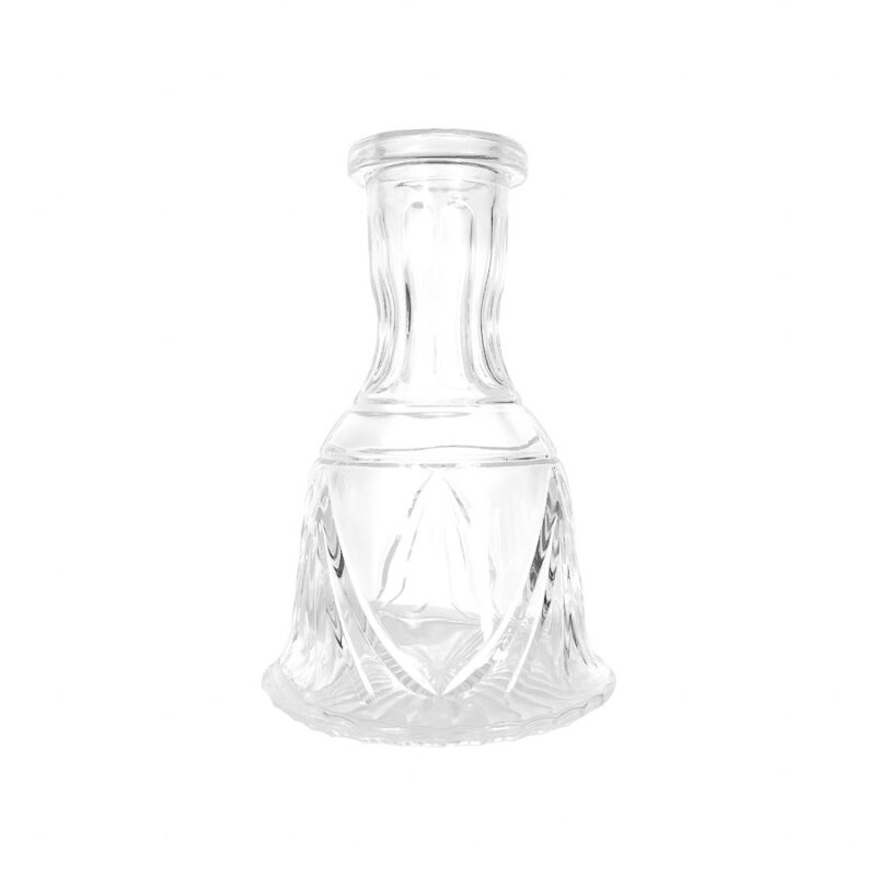 Base de cristal mini transparente Helium Nova — Cachimba Planet