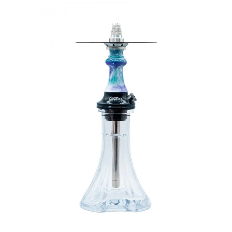 Cachimba Diana Hookah Mikro Turquesa Morado Blanco — Cachimba Planet