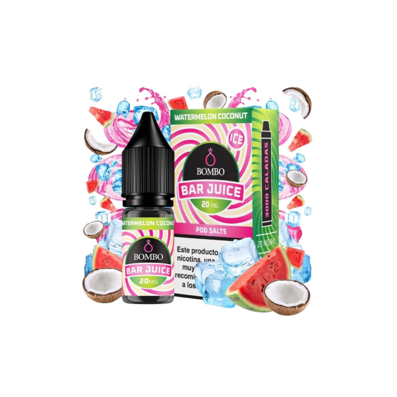 Bombo Bar Juice Watermelon Coconut Ice 10ml 20mg — Cachimba Planet