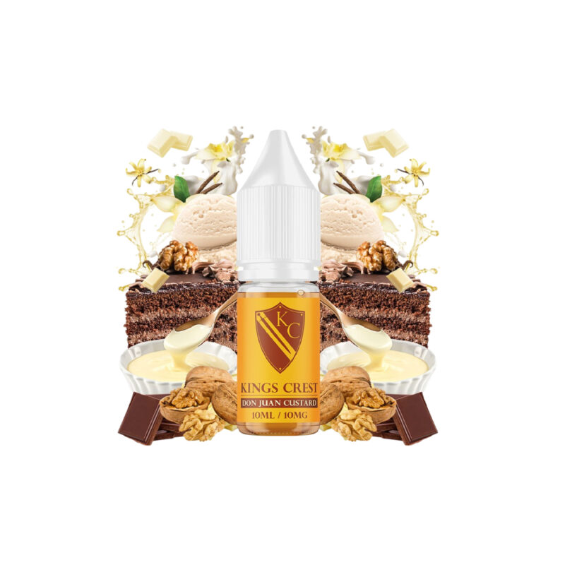 King Crest & Bombo Don Juan Custard 10ml 10mg — Cachimba Planet
