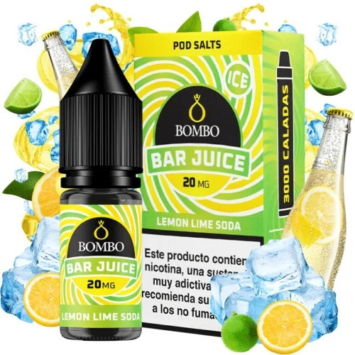 Bombo Bar Juice Lemon Lime Soda 10ml 0mg — Cachimba Planet