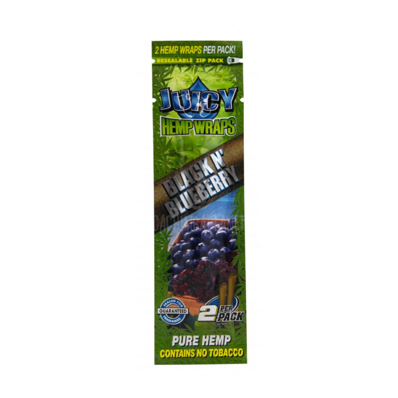 Juicy Hemp Rolls Black n' Blueberry (2 uds) — Cachimba Planet