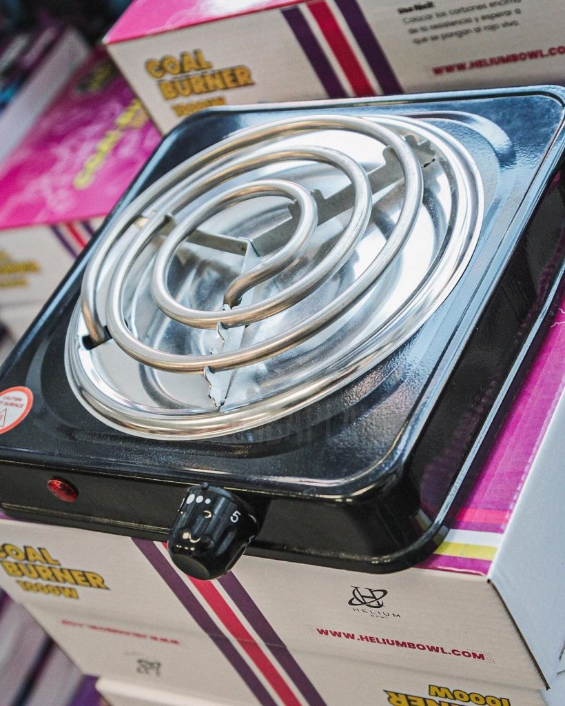 Hornillo para cachimba eléctrico Helium Bowl Coal Burner.