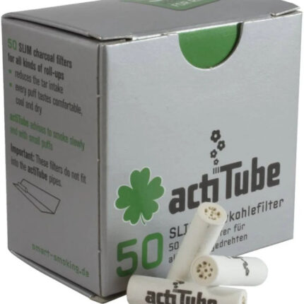 Filtros Actitube Slim Carbón Activado (ø7 mm) 50uds