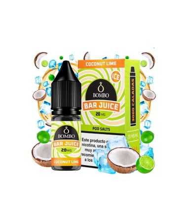 Bombo Bar Juice Coconut Lime Ice 10ml 10mg