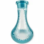 Base de Cristal Grande Dash Uovo Bright Turquesa